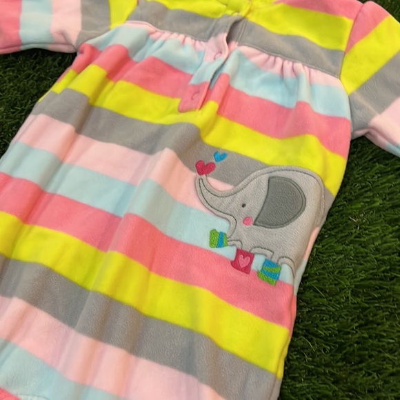 Carters Fleece One Piece Hooded - Picture 2 of 3